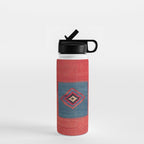 Ashar Ru Khorsi Kerman South Persian Blanket Print Water Bottle Gallery Image 1