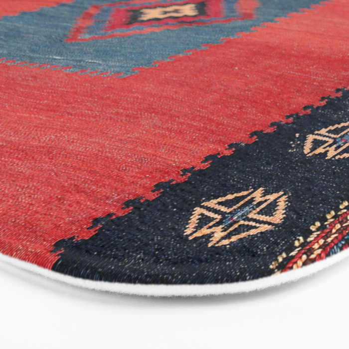 Ashar Ru Khorsi Kerman South Persian Blanket Print Bath Mat Gallery Image 3