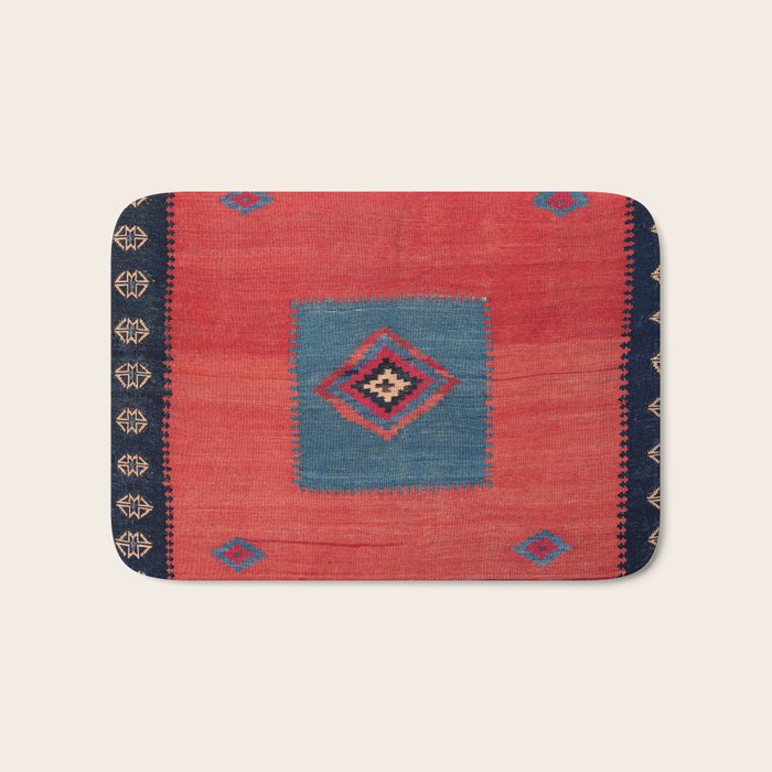 Ashar Ru Khorsi Kerman South Persian Blanket Print Bath Mat Gallery Image 1