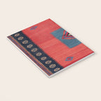 Ashar Ru Khorsi Kerman South Persian Blanket Print Notebook Gallery Image 3