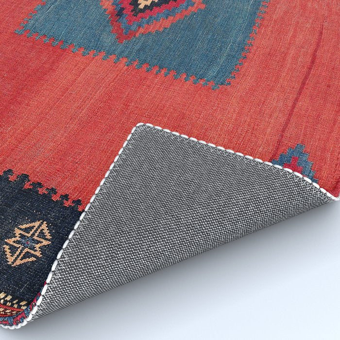 Ashar Ru Khorsi Kerman South Persian Blanket Print Rug Gallery Image 4