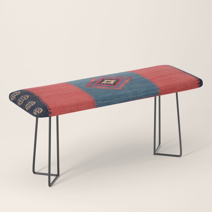 Ashar Ru Khorsi Kerman South Persian Blanket Print Bench Gallery Image 1