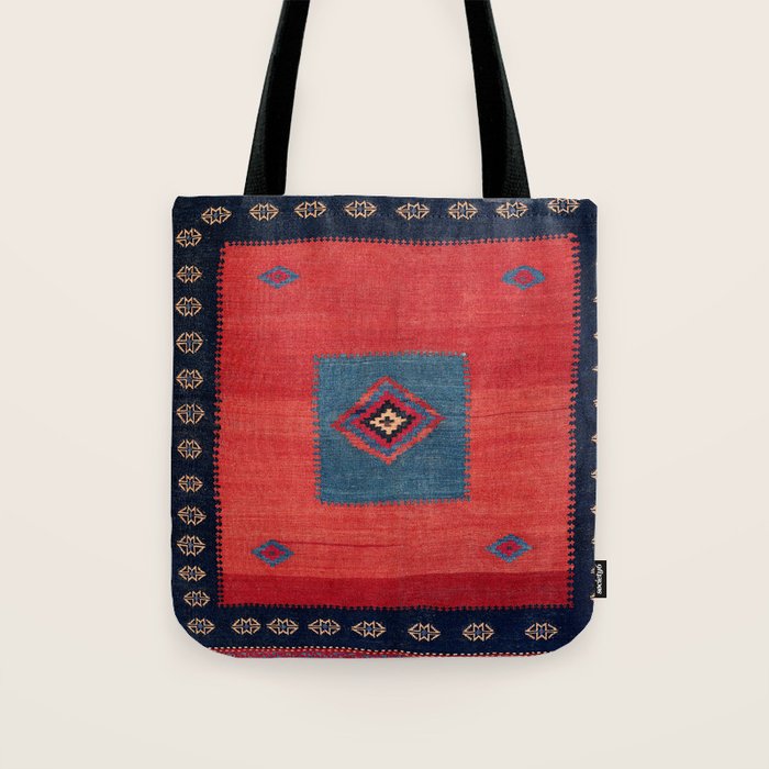 Ashar Ru Khorsi Kerman South Persian Blanket Print Tote Bag Gallery Image 1