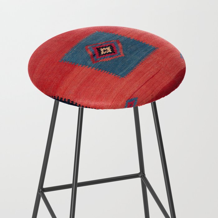 Ashar Ru Khorsi Kerman South Persian Blanket Print Stool Gallery Image 2