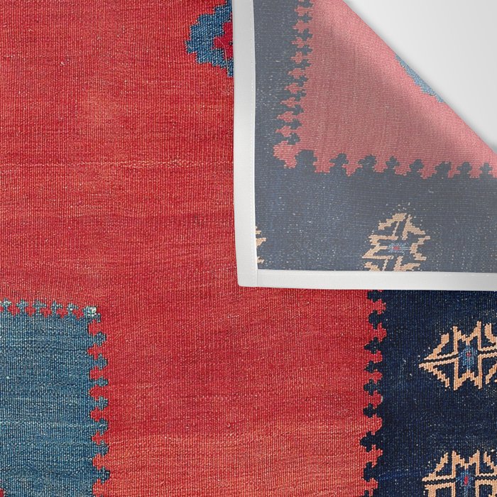 Ashar Ru Khorsi Kerman South Persian Blanket Print Wall Tapestry Gallery Image 3