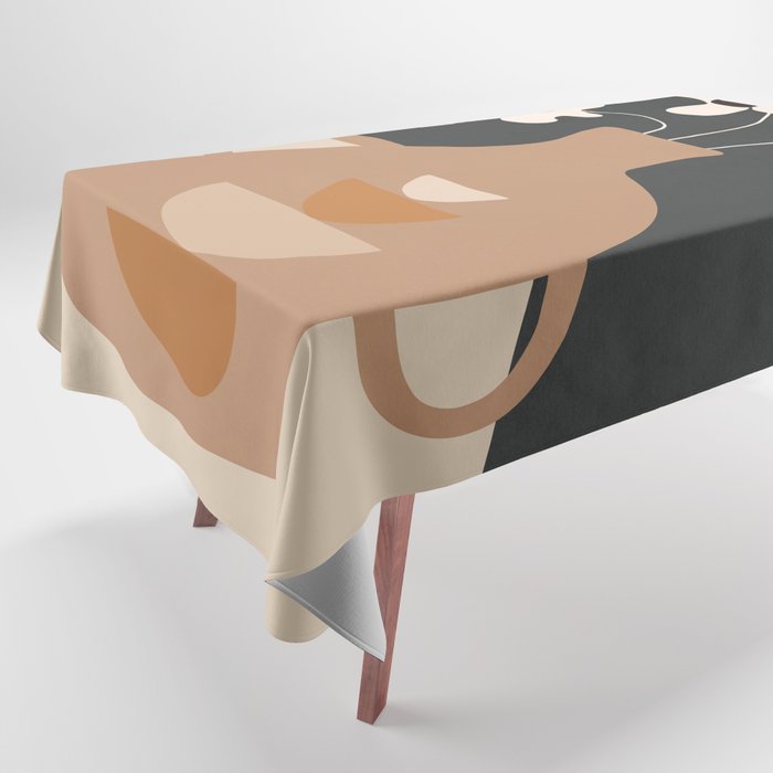 Serene Blooms 1 Tablecloth Gallery Image 1