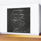 Minimal Abstract Line II Wall Mural Gallery Image 2