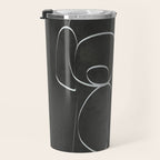 Minimal Abstract Line II Travel Mug Gallery Image 3