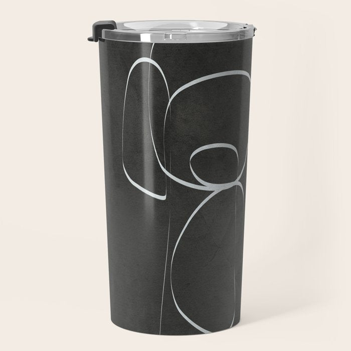 Minimal Abstract Line II Travel Mug Gallery Image 3