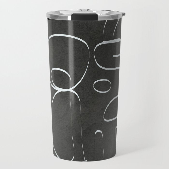 Minimal Abstract Line II Travel Mug Gallery Image 1