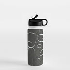 Minimal Abstract Line II Water Bottle Gallery Image 1