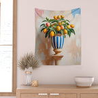  Mango Summer, India Fruits Still Life Tropical, Season Flower Pot Plants Botanical, Nature Plant Pots Blossom Juicy Painting Wall Tapestry Gallery Image 2