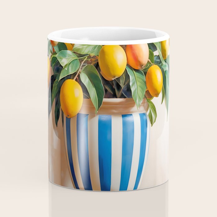  Mango Summer, India Fruits Still Life Tropical, Season Flower Pot Plants Botanical, Nature Plant Pots Blossom Juicy Painting Coffee Mug Gallery Image 4
