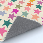 Retro Colorful Stars Rug Gallery Image 4