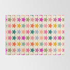Retro Colorful Stars Rug Gallery Image 2