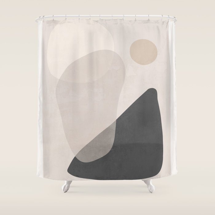 Abstract Minimal Shapes 26 Shower Curtain Gallery Image 1