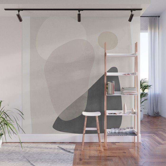 Abstract Minimal Shapes 26 Wall Mural Gallery Image 1