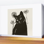 Black Cat 3 Wall Mural Gallery Image 2