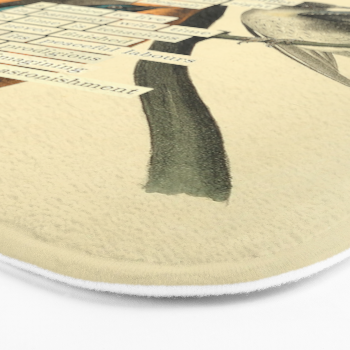 Purple Martin Divination from # An Almanac of Birds # Divinations for Uncertain Days Bath Mat Gallery Image 3