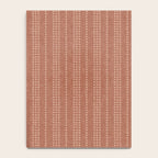 irregular striped dots - terracotta Notebook Gallery Image 4