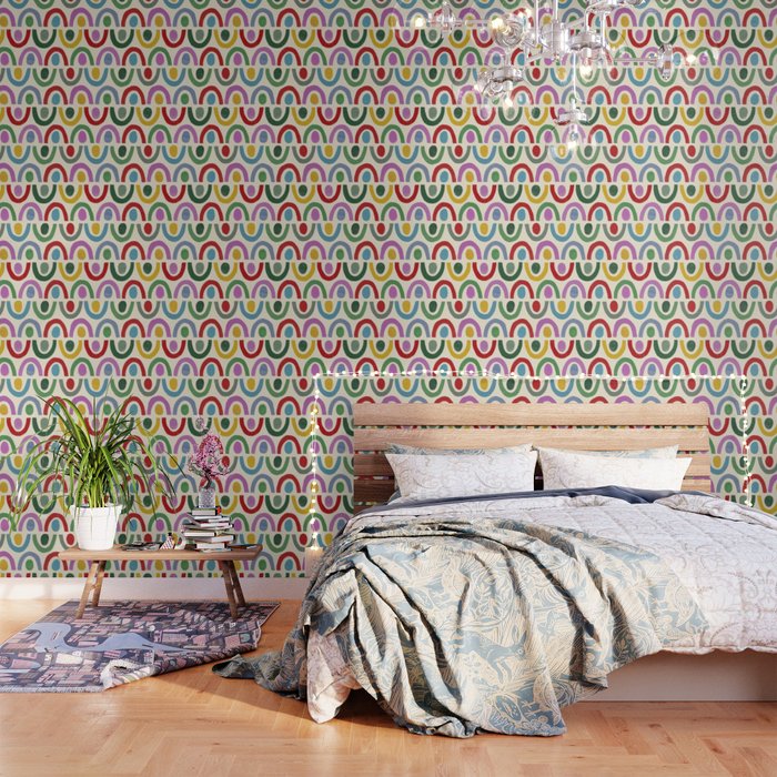 Dopamine Decor Arches and Circles Wallpaper Gallery Image 3