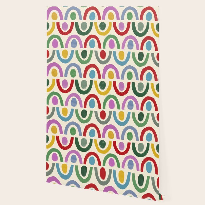 Dopamine Decor Arches and Circles Wallpaper Gallery Image 2
