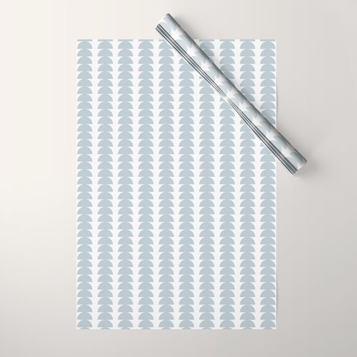 Maude Pattern - Natural Blue Wrapping Paper Gallery Image 1