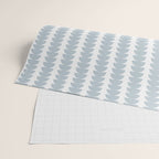 Maude Pattern - Natural Blue Wrapping Paper Gallery Image 2