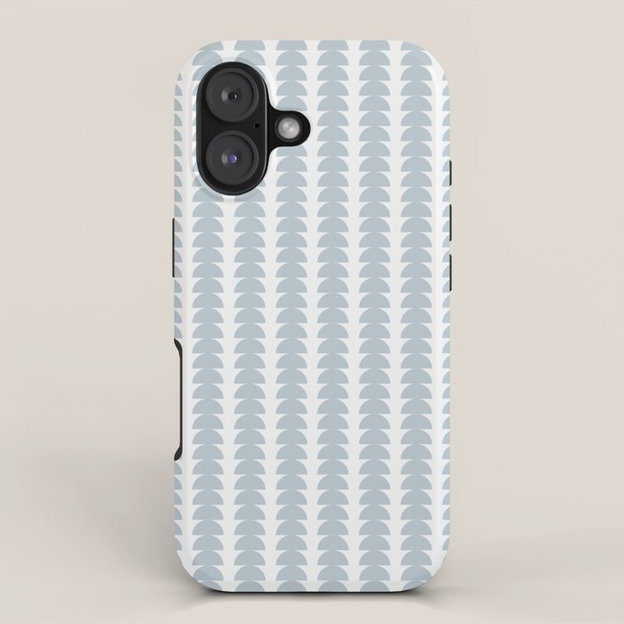 Maude Pattern - Natural Blue iPhone Case Gallery Image 1