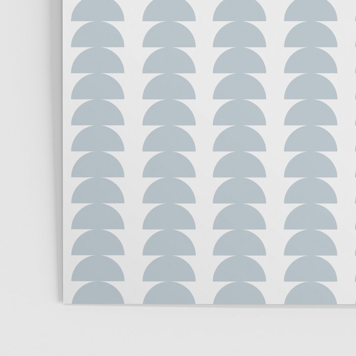 Maude Pattern - Natural Blue Poster Gallery Image 3