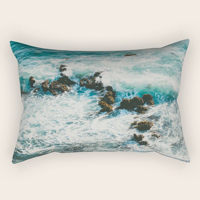 Palos Verdes Surf Rectangular Pillow Gallery Image 1