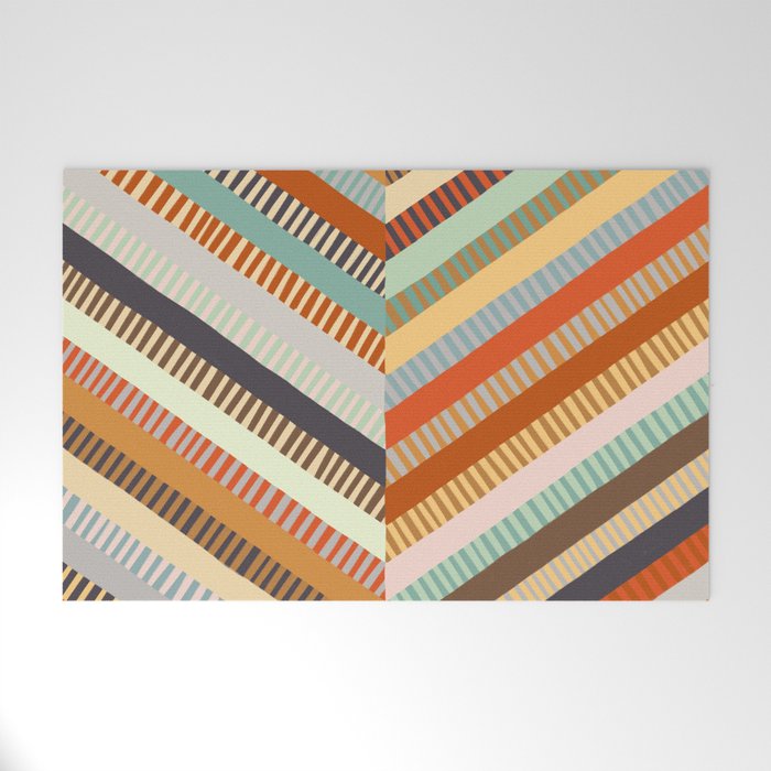 Fall Grandmother's Quilt II Welcome Mat Gallery Image 1