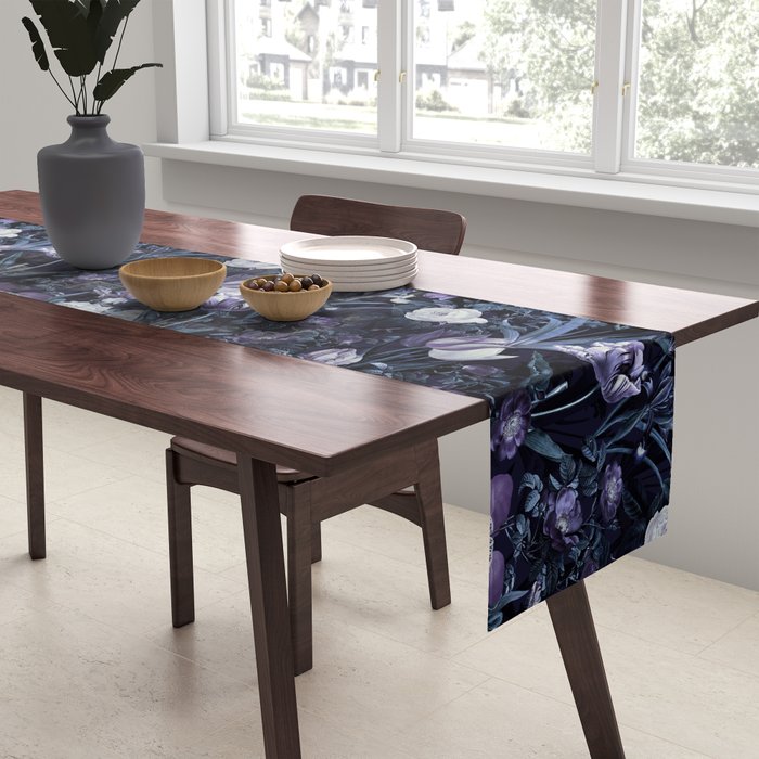EXOTIC GARDEN - NIGHT XII Table Runner Gallery Image 2