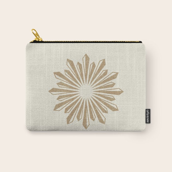 Sunburst Retro 2 - Gold Carry All Pouch Gallery Image 1