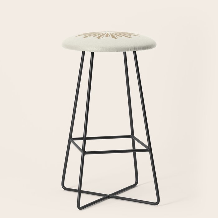 Sunburst Retro 2 - Gold Stool Gallery Image 1