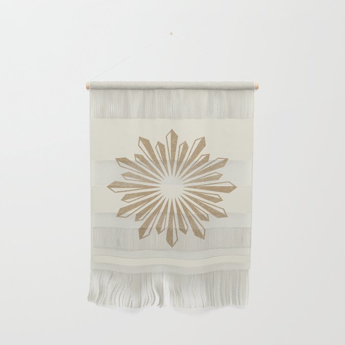 Sunburst Retro 2 - Gold Wall Hanging Gallery Image 1