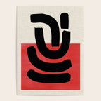 Red Round Poster Gallery Image 4