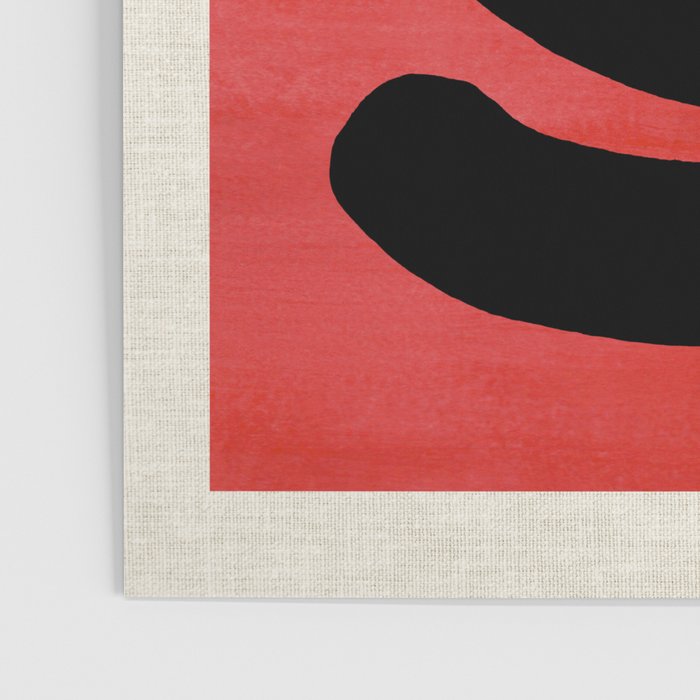 Red Round Poster Gallery Image 3