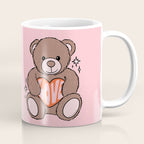 Love Bear Inspired by PANTONE 17 1230 Mocha Mousse Coffee Mug Gallery Image 1