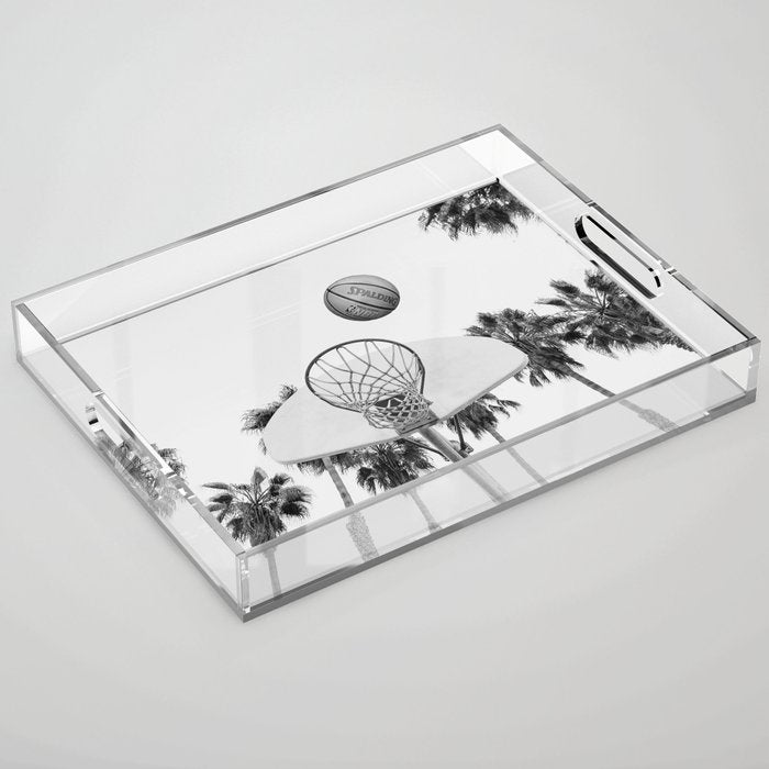 Coastal basketball Acrylic Tray Gallery Image 1