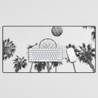 Coastal basketball Desk Mat Gallery Image 1