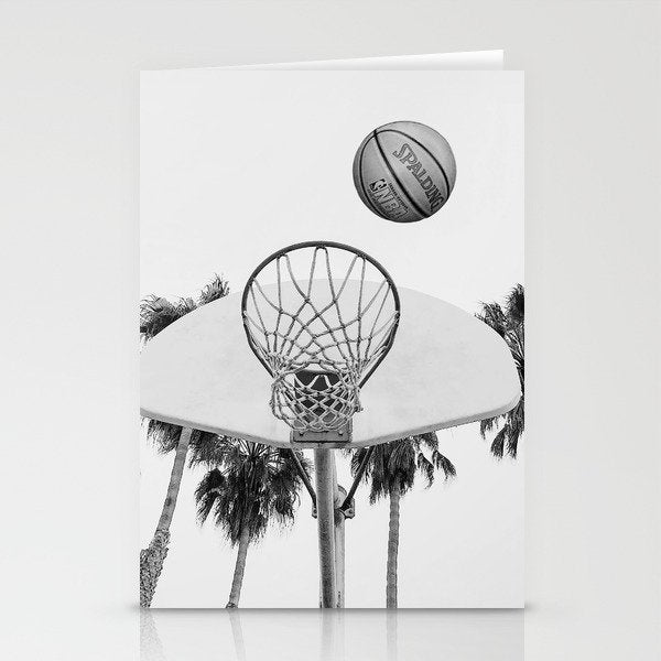 Coastal basketball Stationery Card Gallery Image 1