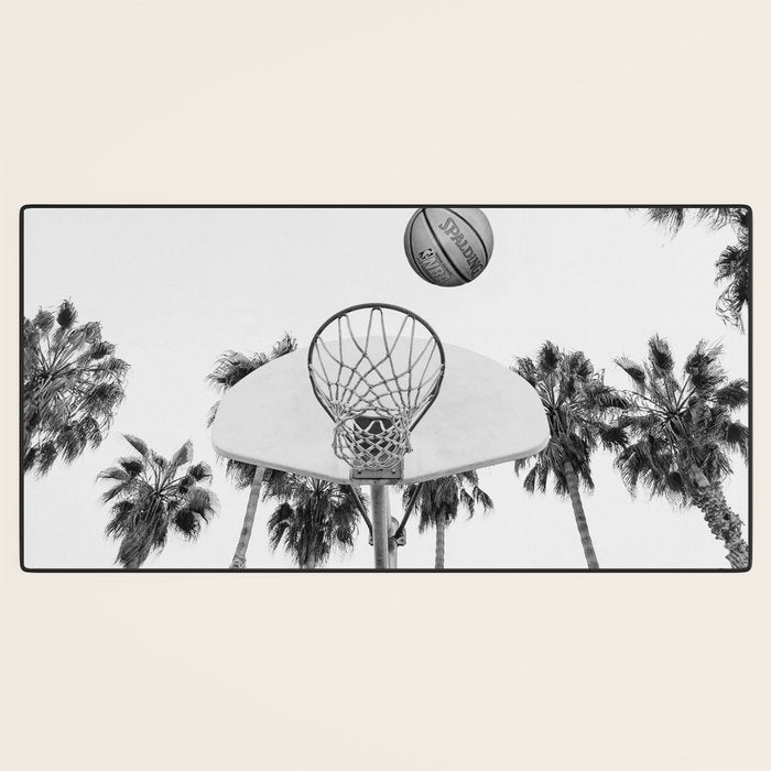 Coastal basketball Desk Mat Gallery Image 3