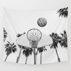 Coastal basketball Wall Tapestry Gallery Image 4