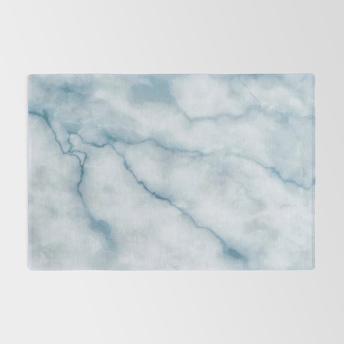 Light blue marble texture Rug Gallery Image 2