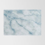 Light blue marble texture Rug Gallery Image 2