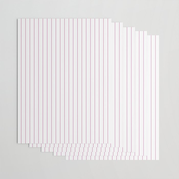 Minimal Arch XXVI White and Pink Modern Geometric Lines Wrapping Paper Gallery Image 3