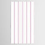 Minimal Arch XXVI White and Pink Modern Geometric Lines Tablecloth Gallery Image 2
