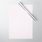 Minimal Arch XXVI White and Pink Modern Geometric Lines Wrapping Paper Gallery Image 1