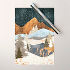 Winter Stars Wrapping Paper Gallery Image 1